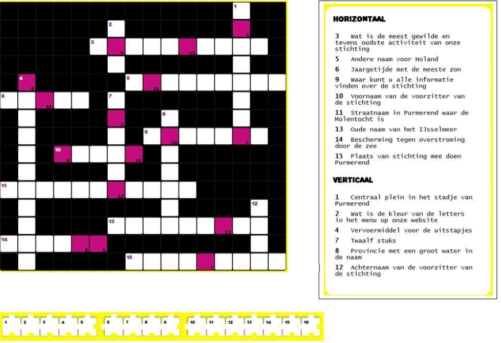 Kruiswoordpuzzel