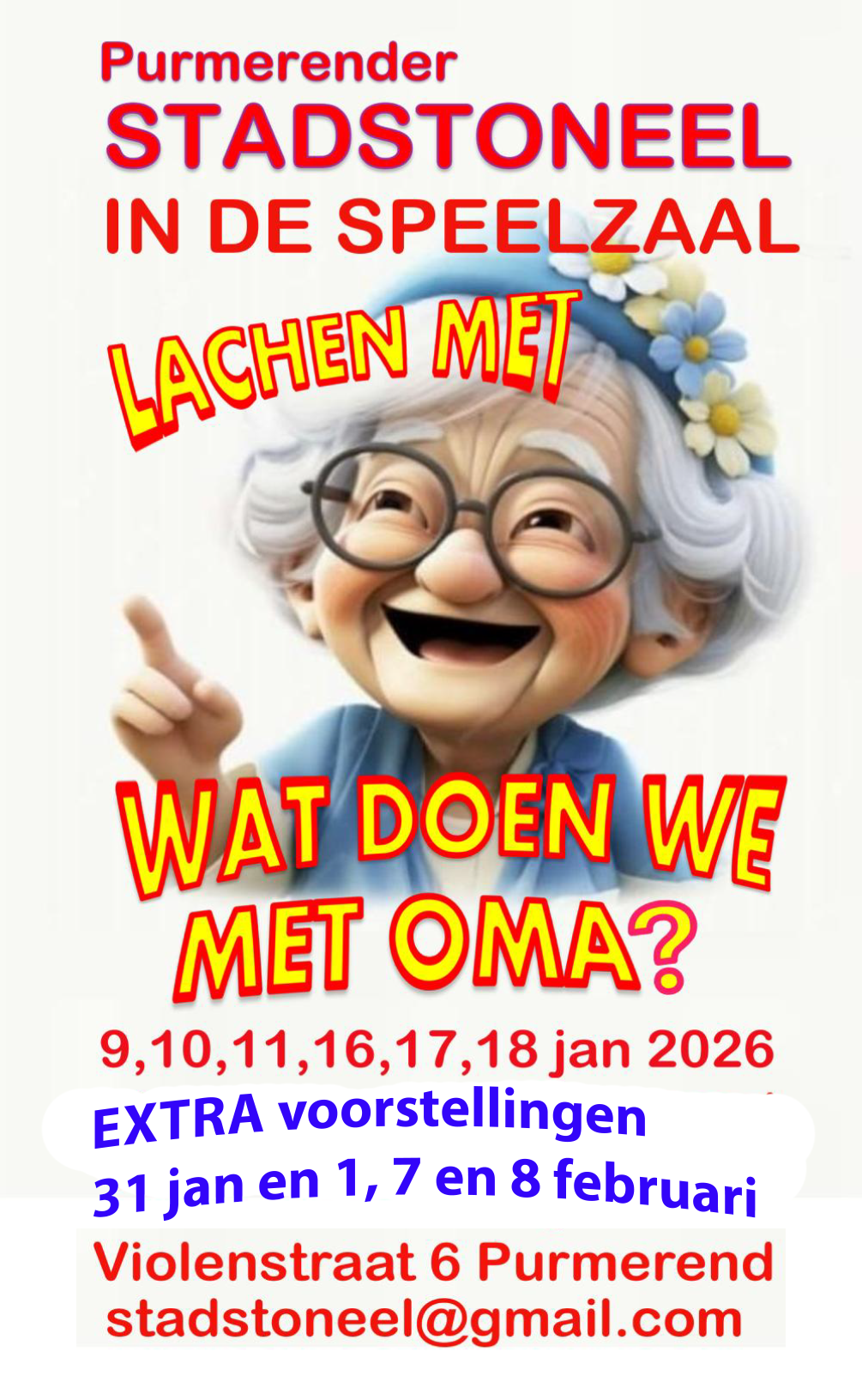 Klucht Wat doen we met Oma?