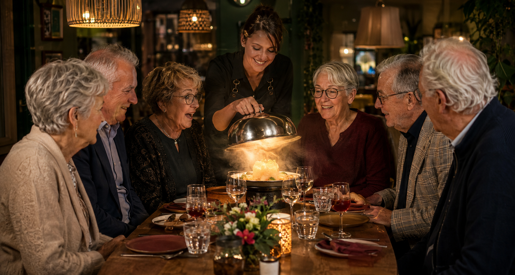 Uit Eten bij het restaurant van de maand december